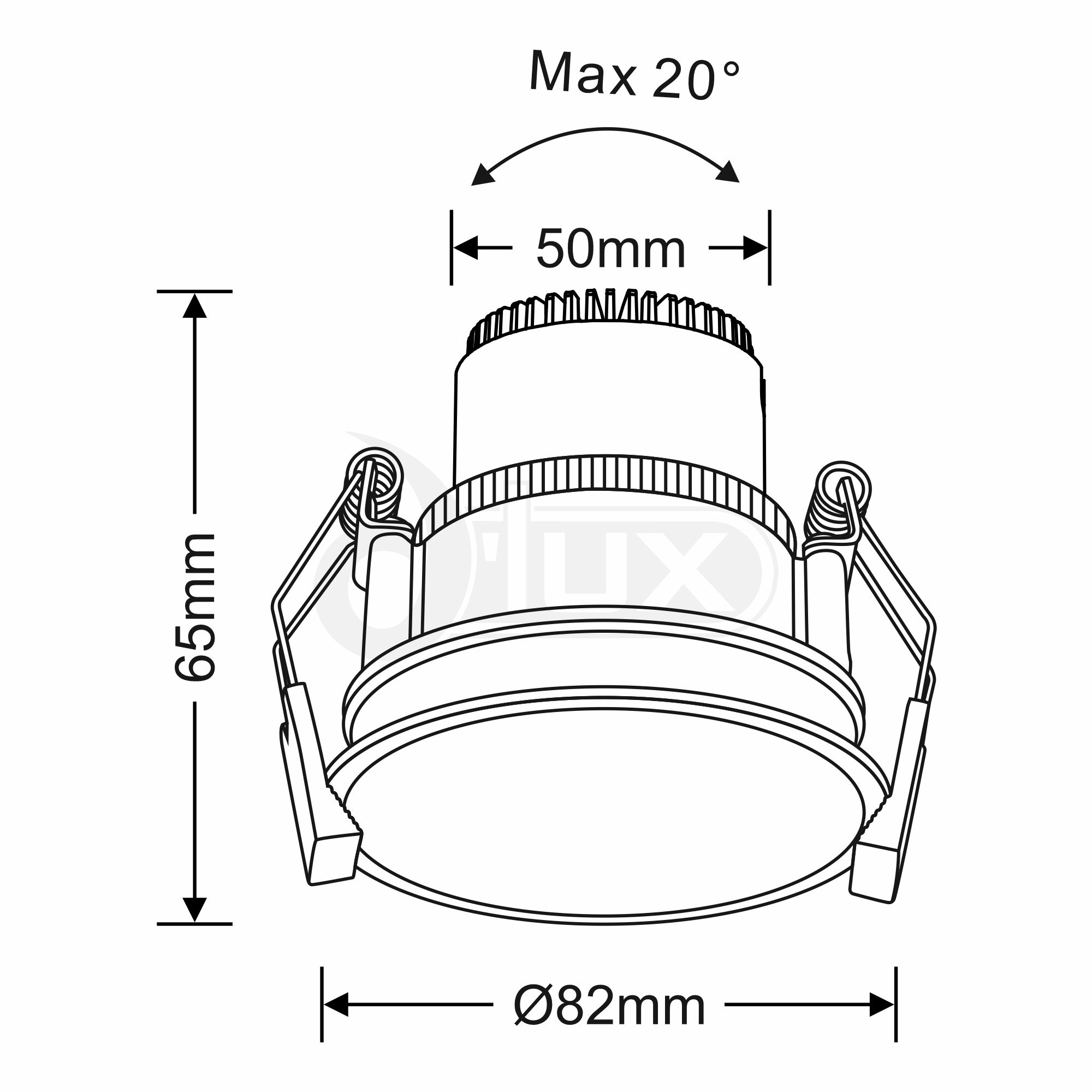 Bania A 8S Recessed Ceiling Luminaires Dlux Round Recess Ceiling Bania A 8S Recessed Ceiling Luminaires Dlux Round Recess Ceiling